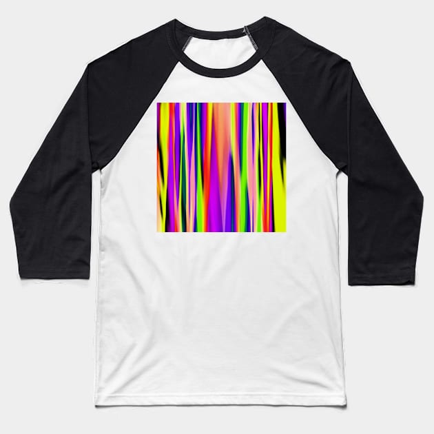 Stripes Baseball T-Shirt by MGphotoart